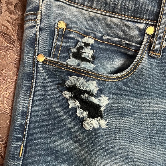 Articles of Society Frayed Jean Skinny Crop Size 28 New Condition NWT - Picture 4 of 13